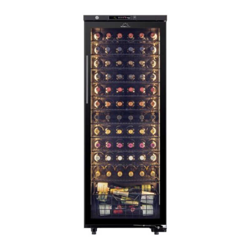 フォルスタージャパン ワインセラー 74本 右開き ブラック ST-209G-BK