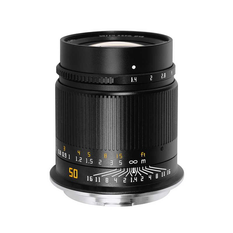 銘匠光学 カメラレンズ キヤノンRFマウント ブラック TTArtisan 50mm f