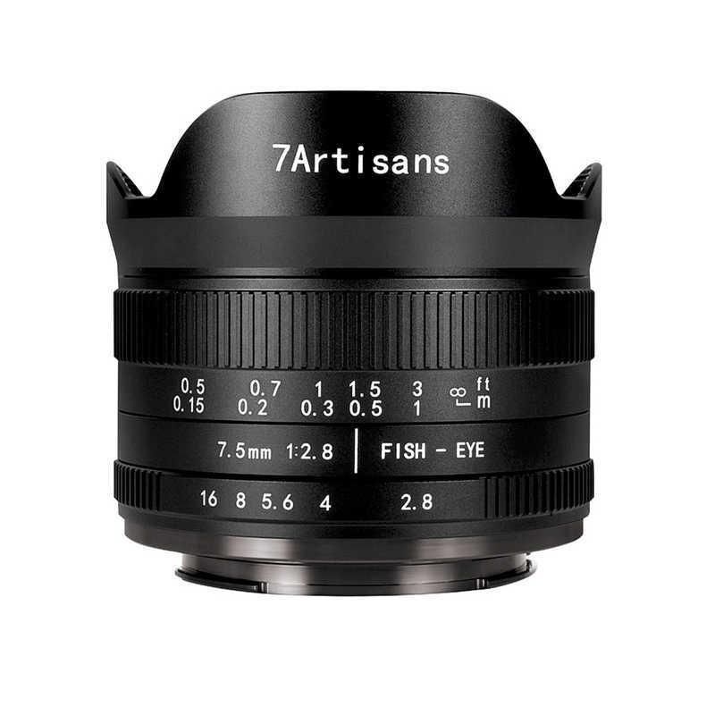 七工匠（7Artisans） カメラレンズ (ソニーE/APS-C用) 7Artisans 7.5mm 