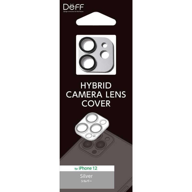 DEFF HYBRID CAMERA LENS COVER for iPhone 12 DGIP20MGA2SV シルバー