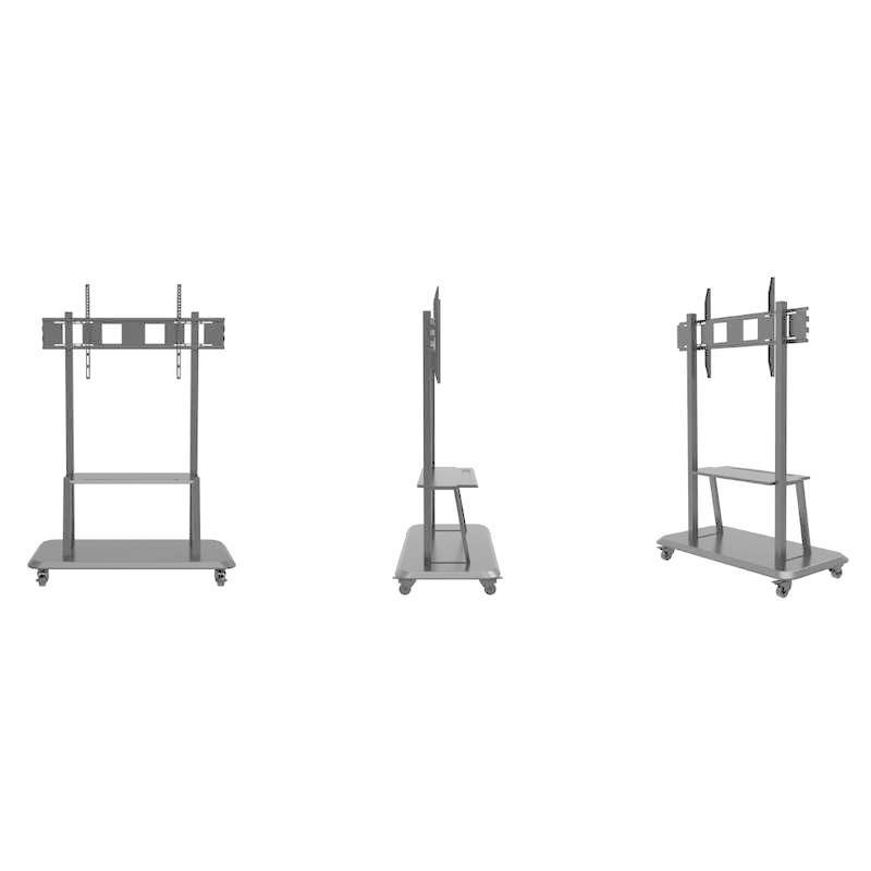 JAPANNEXT 43型液晶モニターとテレビスタンド キャスター付 JAPANNEXT 43~110インチ液晶モニター用 大型テレビスタンド TV対応 壁