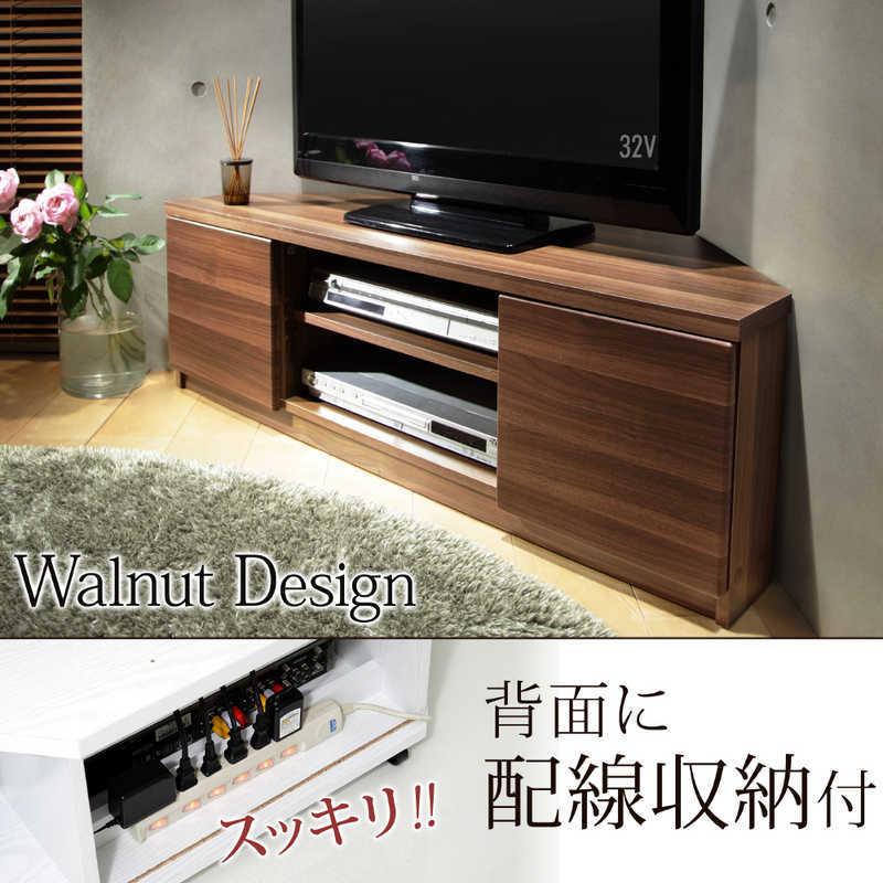 ナカムラ テレビ台 コーナー設置対応 ウォールナット M06000082