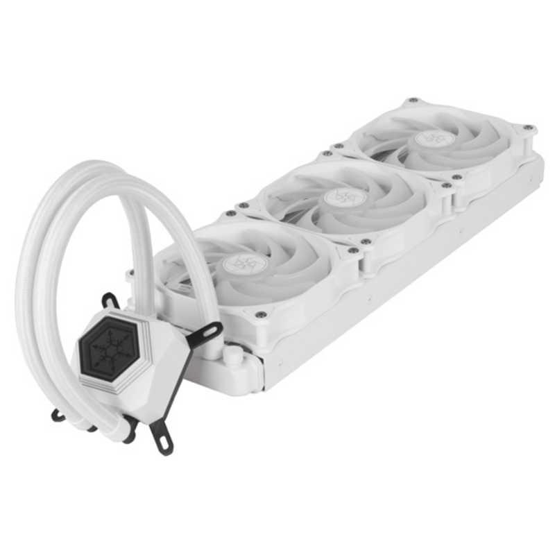 SST-PF360W-ARGB-V2 簡易水冷クーラー 送料無料 新品 白色 SILVERSTONE リフィル不要簡易水冷 IntelAMD ソケット対応大型