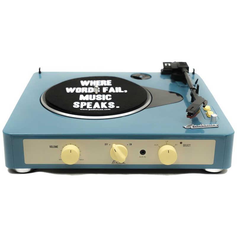 GADHOUSE レコードプレーヤー Brad Retro record GREEN GAD001001GR 