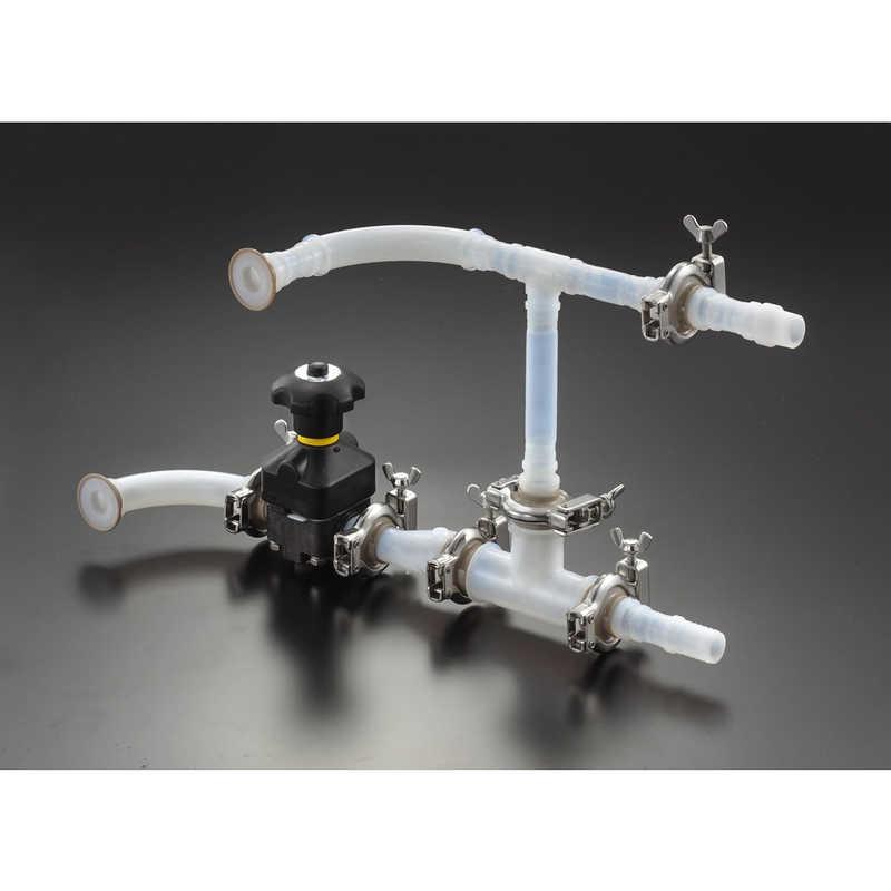 フロンケミカル　フッ素樹脂(PFA)サニタリー偏心ヘルールレデューサー1.5S×2S 　NR2123002