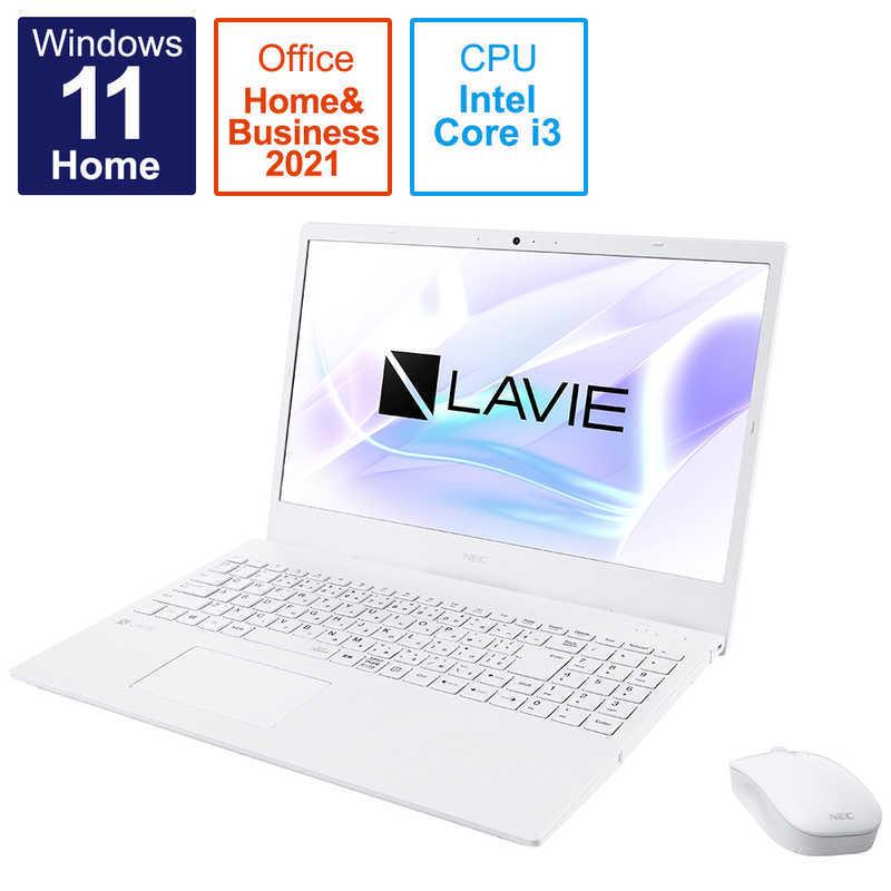 タイムセール 注目ショップ ブランドのギフト NEC ノートパソコン LAVIE N15シリーズ パールホワイト 15.6型 Core i3 メモリ:8GB SSD:256GB 2021年10月 PC-N1530CAW floraetadrien.fr floraetadrien.fr