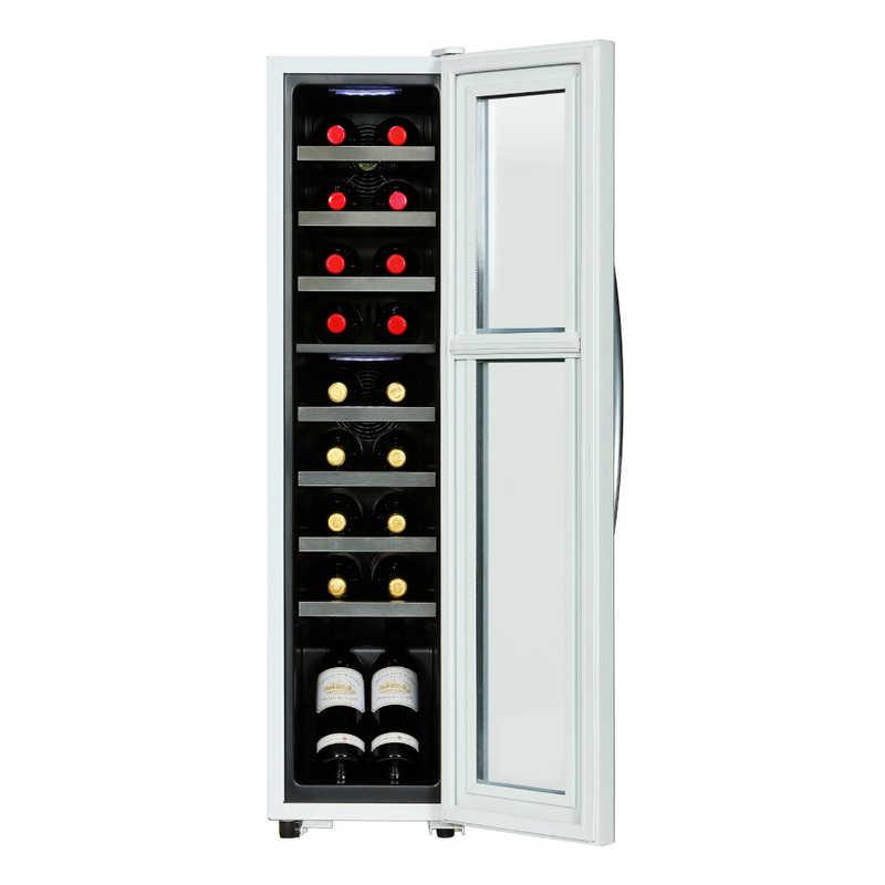 デバイスタイル コンプレッサ式18本用ワインセラー ［18本 / 右開き］ DCG-C18S-W（標準設置無料）の画像