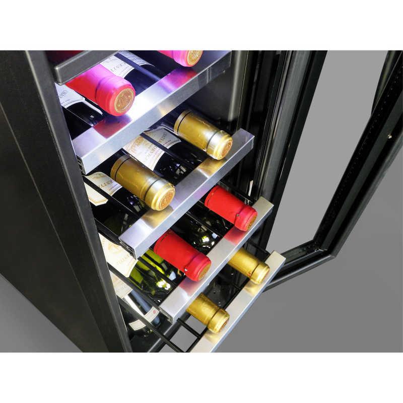 デバイスタイル コンプレッサ式18本用ワインセラー ［18本 / 右開き］ DCG-C18S-W（標準設置無料）の画像