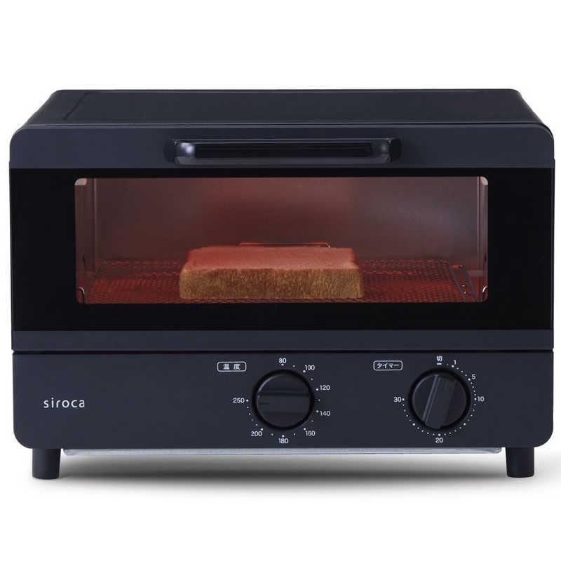 SIROCA オーブントースター 1200W/食パン4枚 ブラック ST-211K SIROCA オーブントースター 1200W/食パン4枚 ブラック ST-211K