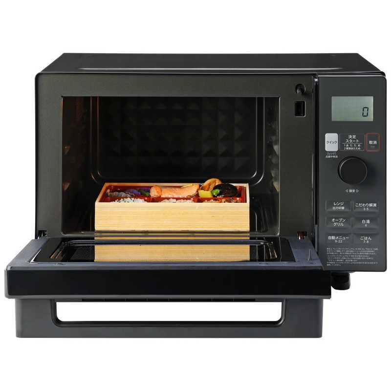 ORIGINALBASIC オーブンレンジ・18L・フラット ブラック OB-OR181K