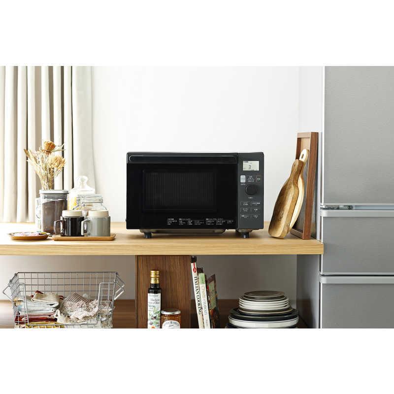 ORIGINALBASIC オーブンレンジ・18L・フラット ブラック OB-OR181K