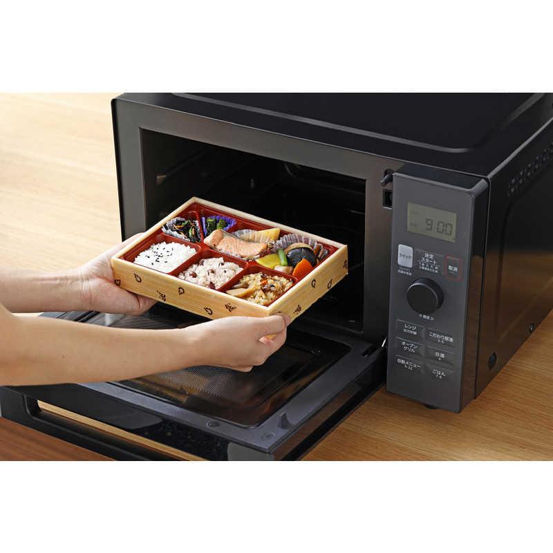 ORIGINALBASIC オーブンレンジ・18L・フラット ブラック OB-OR181K