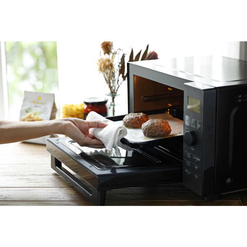 ORIGINALBASIC オーブンレンジ・18L・フラット ブラック OB-OR181K