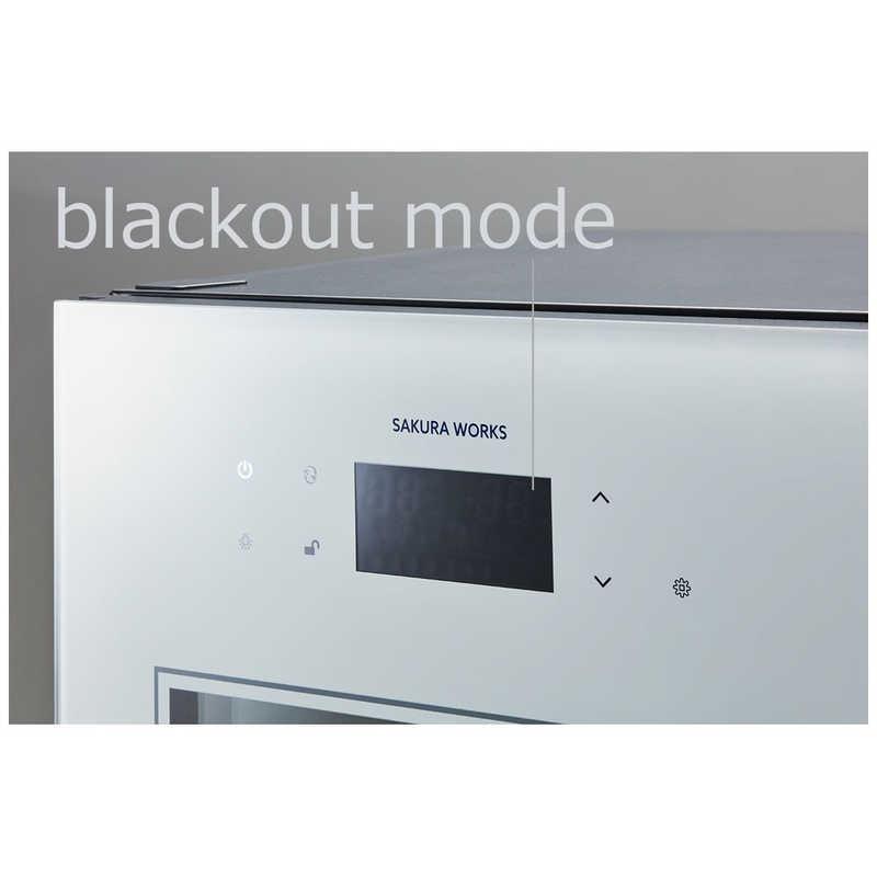 さくら製作所 ワインセラー 22本 右開き SA22 B ブラック（標準設置