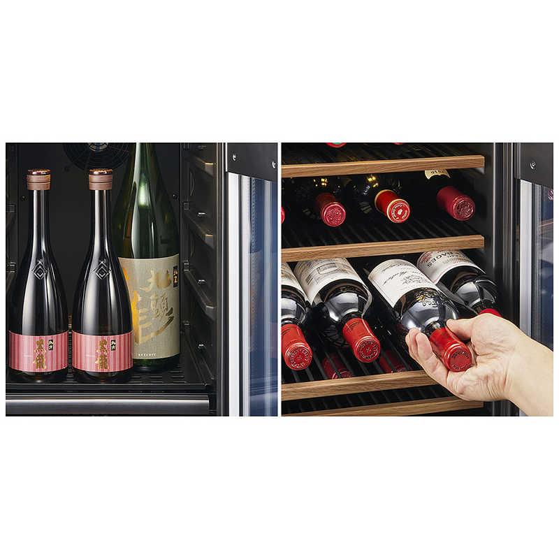 さくら製作所 氷温M5 2温度 日本酒＆ワインセラー 38本 ブラック