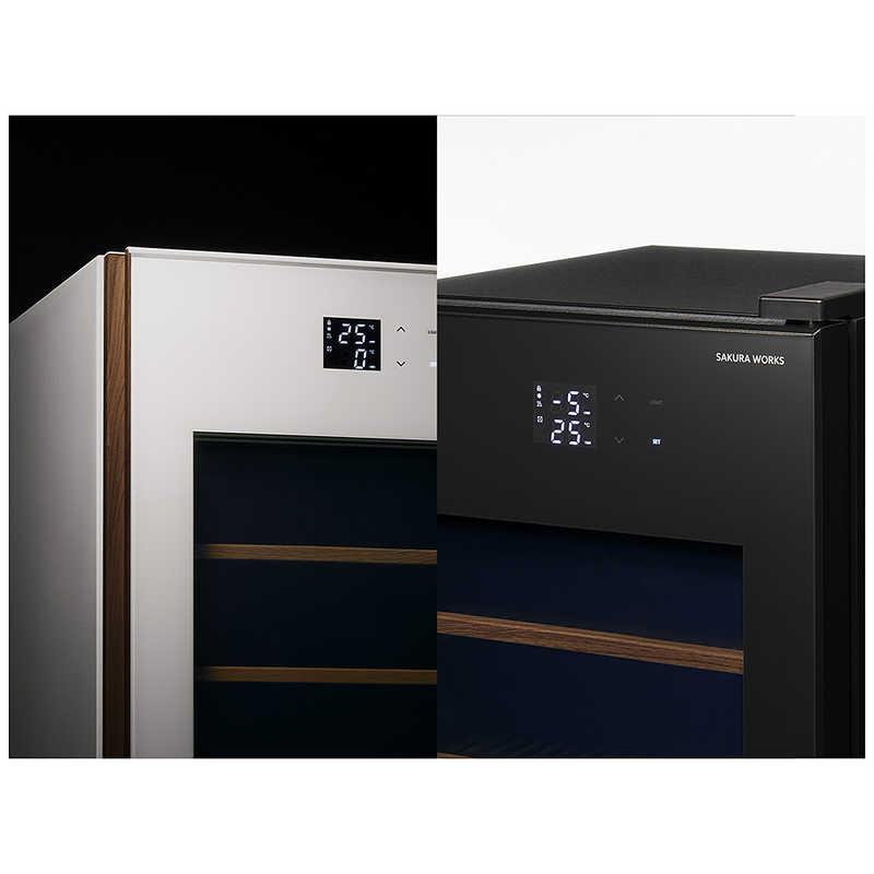 さくら製作所 氷温M5 2温度 日本酒＆ワインセラー 38本 ブラック