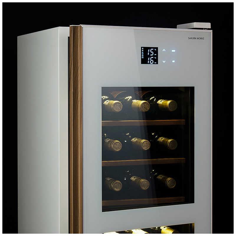 さくら製作所 GX38DM525-RH-B 氷温M5 2温度 日本酒&ワイン さくら製作所 GX38DM525-RH-B 氷温M5 2温度 日本酒&ワイン