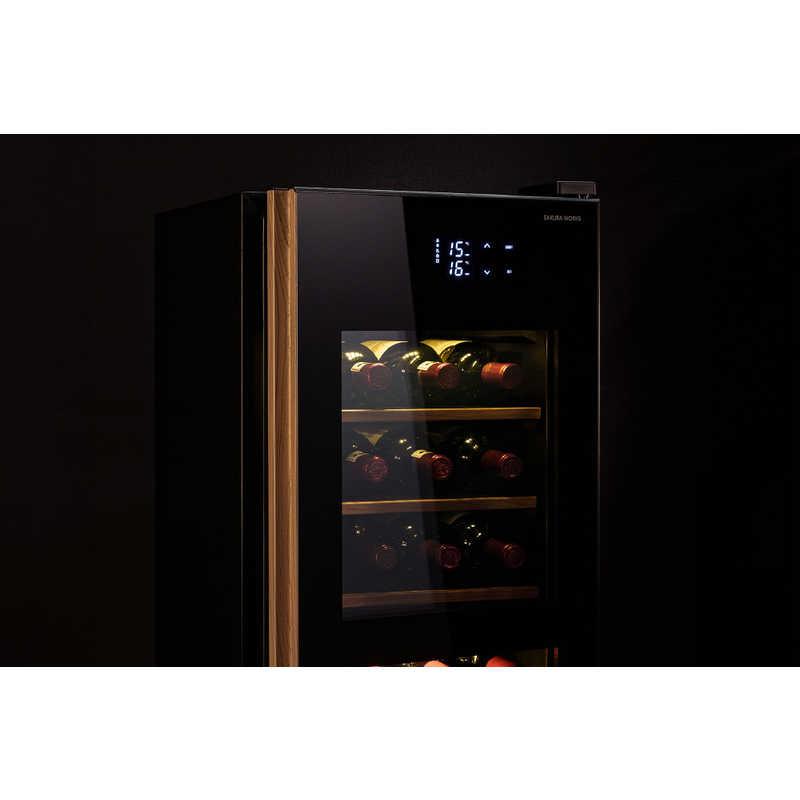 さくら製作所 氷温M5 2温度 日本酒＆ワインセラー 50本 ブラック 左