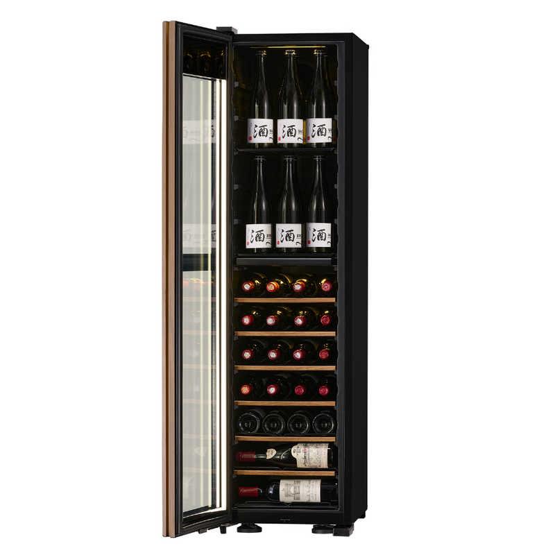さくら製作所 氷温M5 2温度 日本酒＆ワインセラー 50本 ブラック 左
