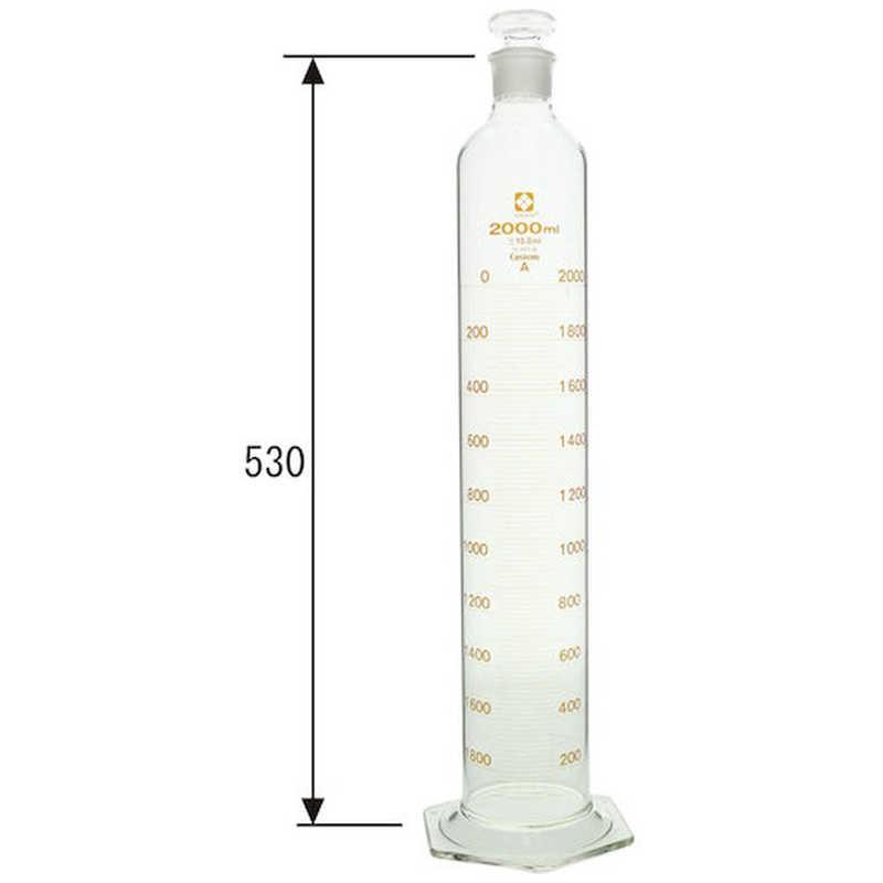 柴田科学　SIBATA 有栓メスシリンダー カスタムA 2L 0　2658020001_2