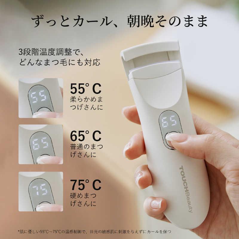 TOUCHBEAUTY 3段階温度調節ホットビューラー WH TB-2316 : コジマYahoo