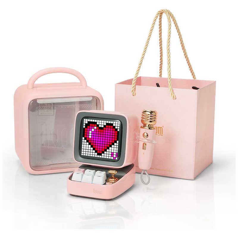 DIVOOM スピーカー ［Bluetooth対応］ Ditoo-5M pink : コジマYahoo!店