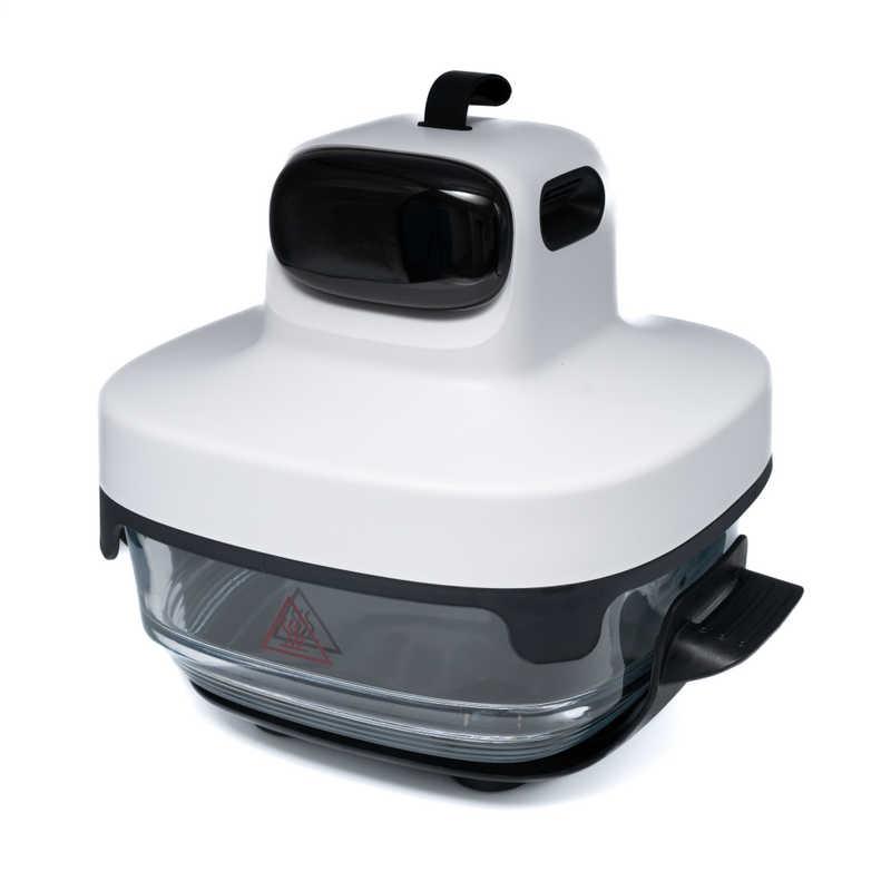 丸隆 耐熱ガラス ノンフライヤー ホワイト NK-A001WH : コジマYahoo!店