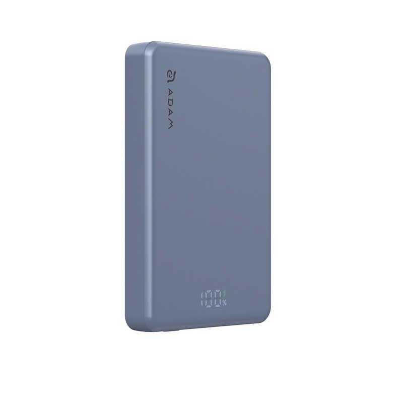 ADAMELEMENTS 超薄型マグネットワイヤレス充電モバイルバッテリー