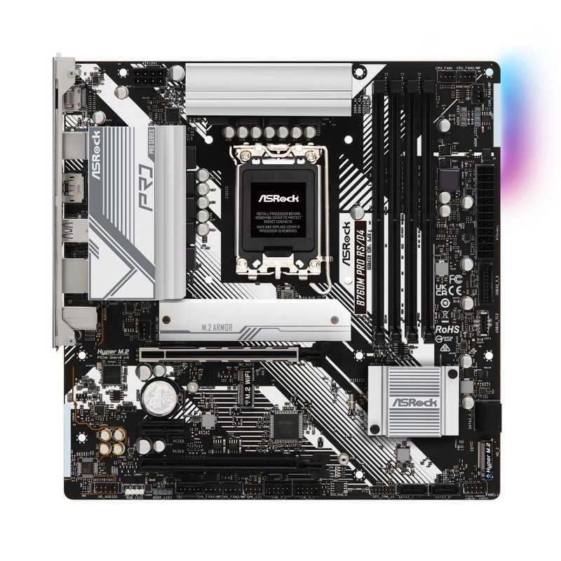 マザーボード ASRock B760M Pro B760 1700 MicroATX ASROCK マザーボード［MicroATX］ B760M Pro RS/D4 : コジマYahoo!店