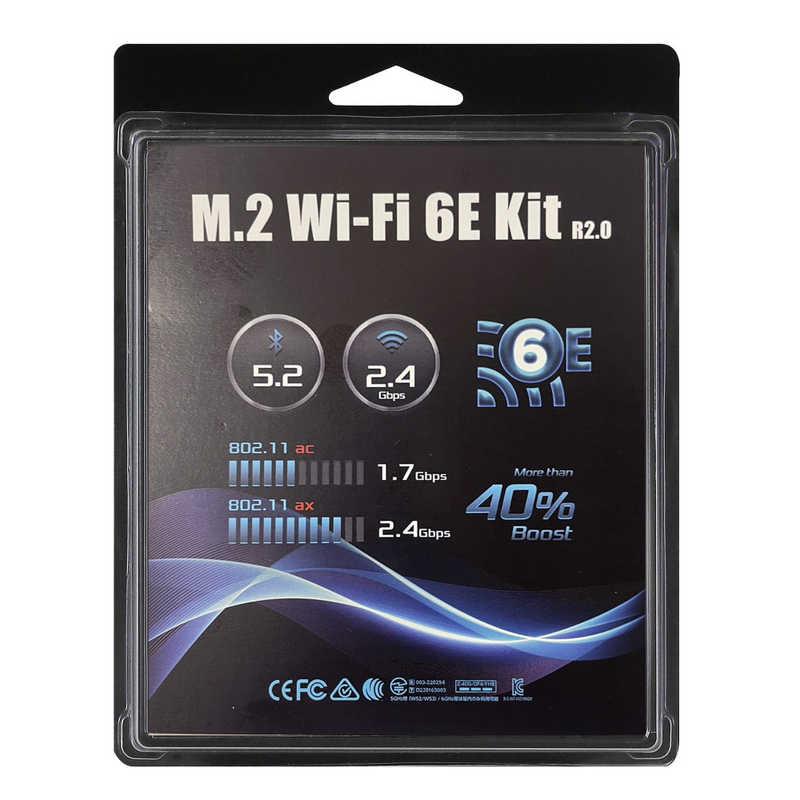 ASROCK DeskMini/DeskMeetシリーズ用 Wi-Fiキット M.2 WIFI 6E kit