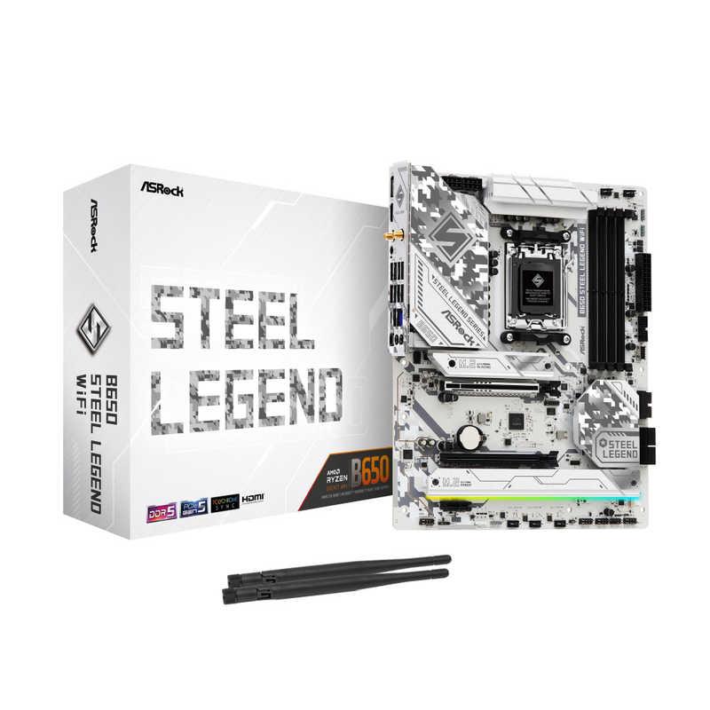 ASROCK マザーボード［ATX］ B650 Steel Legend WiFi : コジマYahoo!店