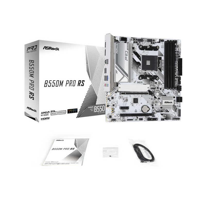 ASROCK　マザーボード (Socket AM4)　ホワイト ［MicroATX］　B550M Pro RS｜y-kojima｜07