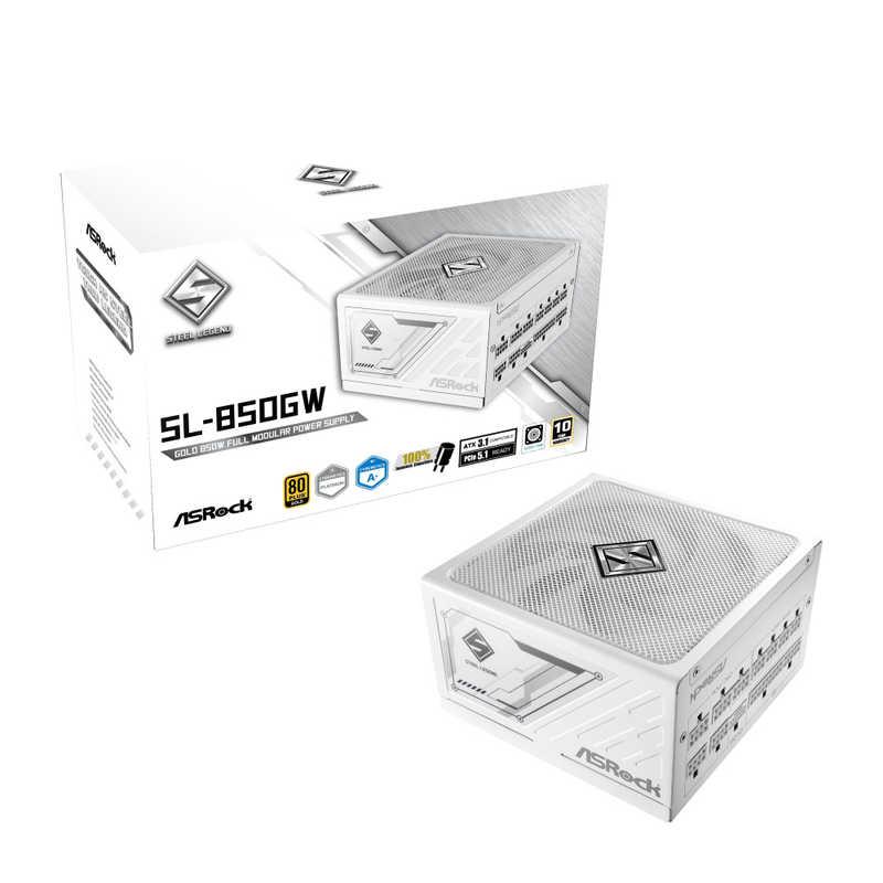 ASROCK　ASRock Steel Legend 850w 白筐体 ［850W /ATX /Gold］　SL-850GW