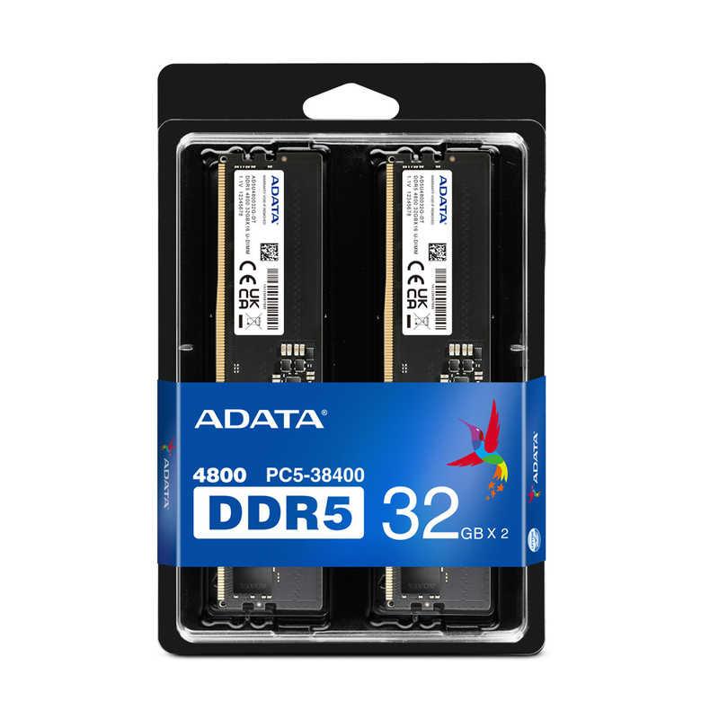 ADATA　増設用メモリ DDR5-4800 ブラック[DIMM DDR5 /32GB /2枚]　AD5U480032GDT｜y-kojima｜13