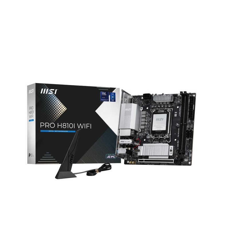 MSI マザーボード(LGA1851) ［MiniITX］ PRO H810I WIFI : コジマYahoo