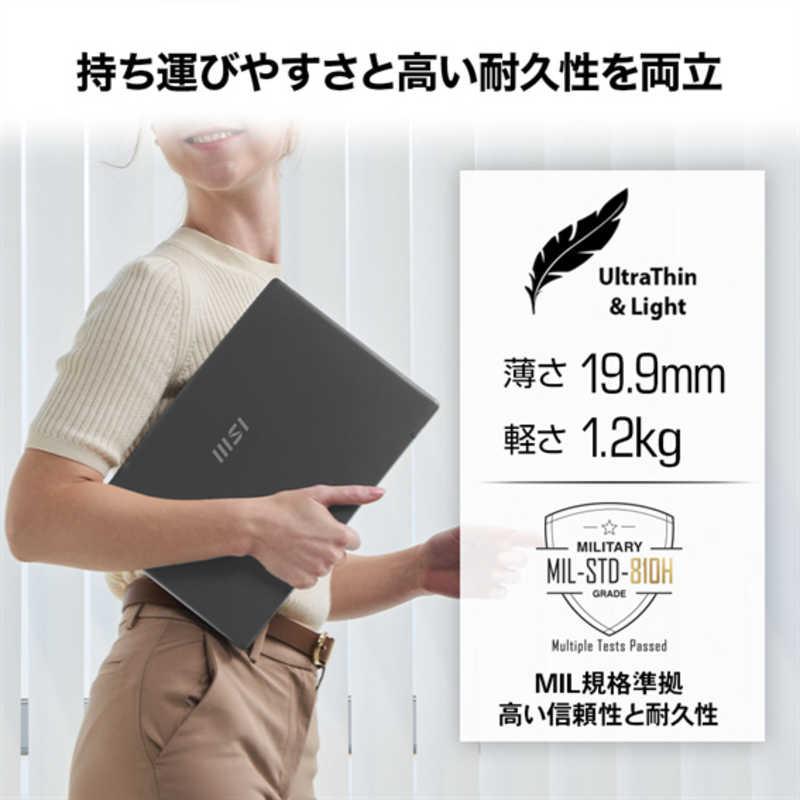 MSI ノートパソコン [ 13.3型 / Win11 Home Core 5 メモリ16GB