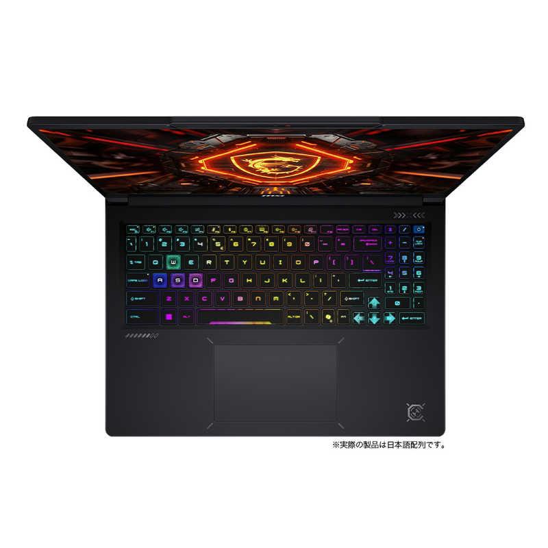 MSI ゲーミングノートパソコン ［16.0型 / Windows11 Home /メモリ