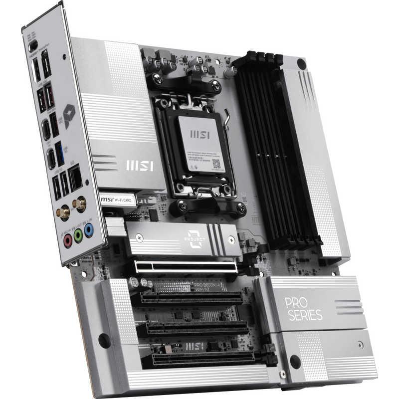 MSI マザーボード(Socket AM5) ［MicroATX］ PRO B850M-A WIFI PZ