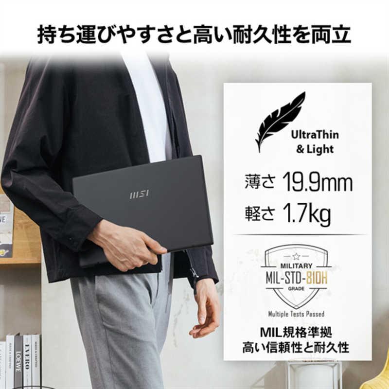 MSI ノートパソコン [ 15.6型 / Win11 Home Core 5 メモリ32GB