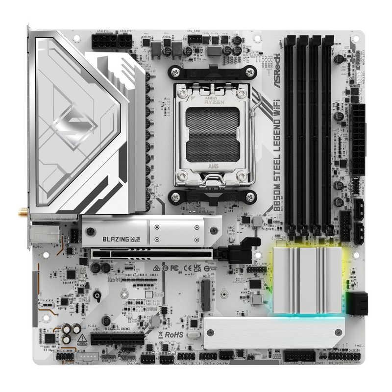 ASROCK　マザーボード(Socket AM5) ［MicroATX］　B850M Steel Legend WiFi_1