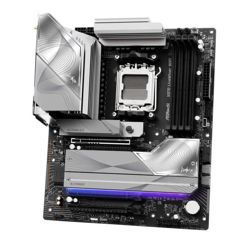 ASROCK マザーボード(Socket AM5) X870 Livemixer WiFi : コジマYahoo