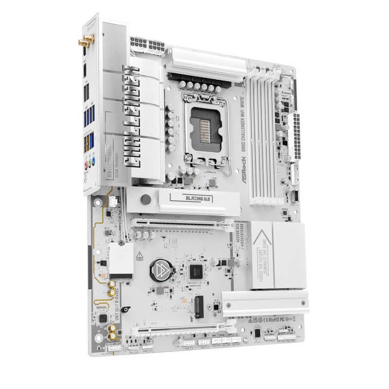 ASROCK マザーボード(LGA1851) ホワイト B860ChallengerWiFiWhite