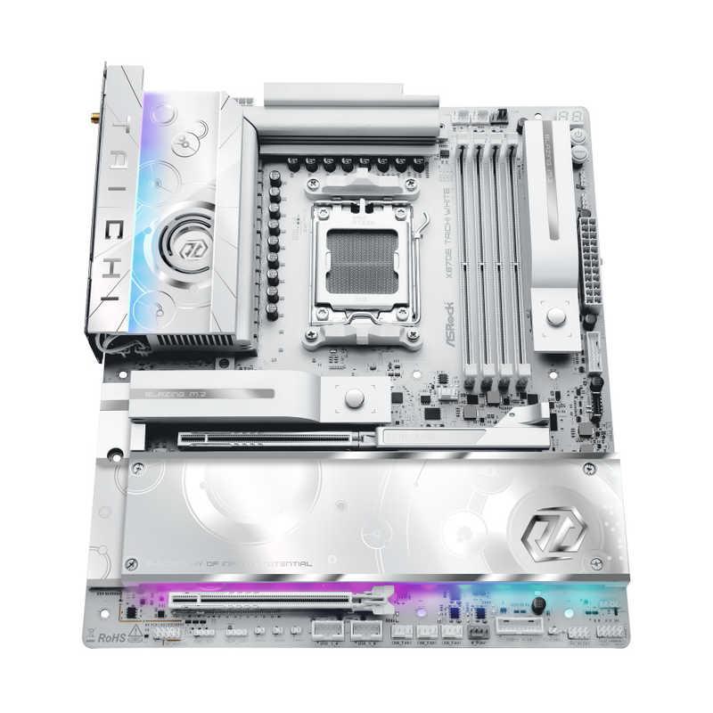 ASROCK マザーボード(Socket AM5) ［Extended ATX］ ホワイト X870E