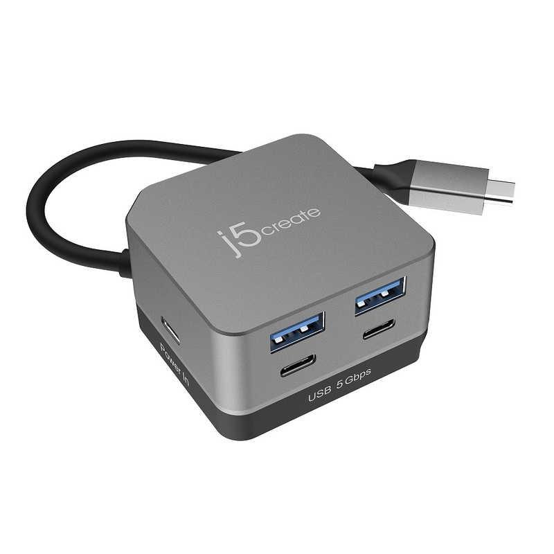 J5 USB-C フレキシブルポート搭載 4K/144 HDMI 6-in-1 マルチハブ [USB Power Delivery対応 ...