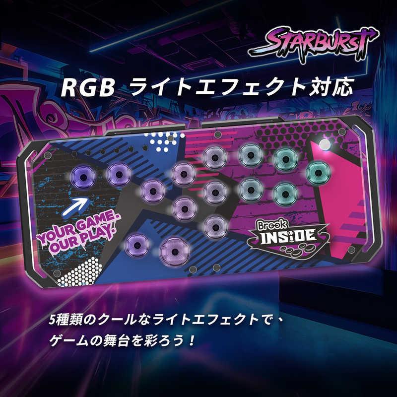 BROOK Brook Fighter Starburst Black PS5 対応 有線 レバーレス BROOK Brook Fighter Starburst Black PS5 対応 有線 レバーレス