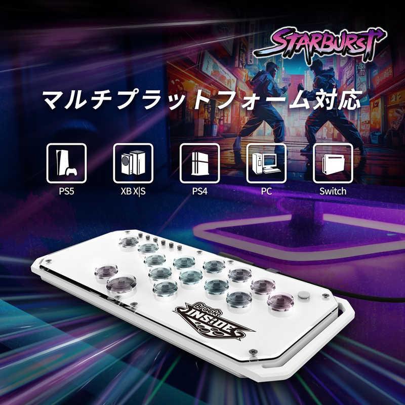 BROOK Brook Fighter Starburst White PS5 対応 有線 レバーレス BROOK Brook Fighter Starburst White PS5 対応 有線 レバーレス
