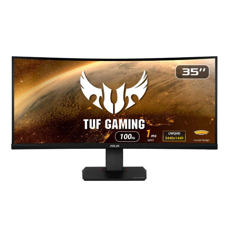 ASUS エイスース ゲーミングモニター TUF Gaming ブラック 曲面型 VG35VQ ファッションデザイナー 3440×1440 35型 UWQHD 人気ショップ ワイド