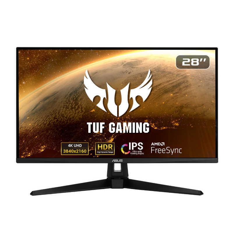 ASUS エイスース　ゲーミングモニター TUF Gaming ブラック [28型 /4K(3840×2160） /ワイド]　VG289Q1A｜y-kojima