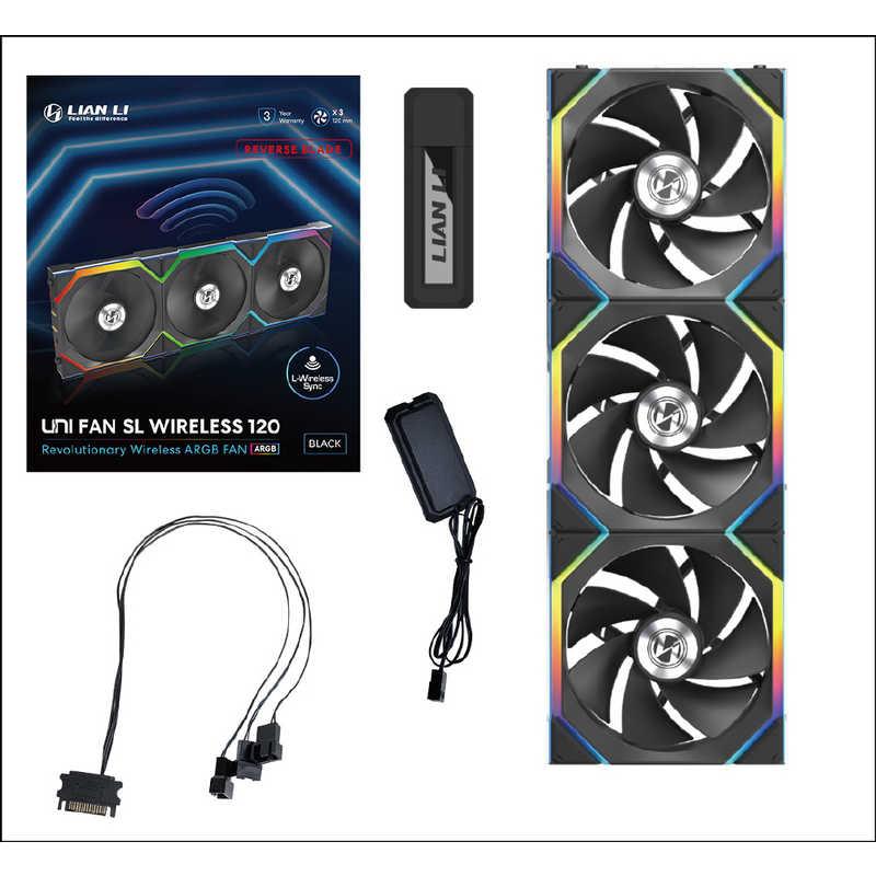 LIANLI UNI FAN RS SL Wireless 120 BK Triple Pack ブラック UF-RS