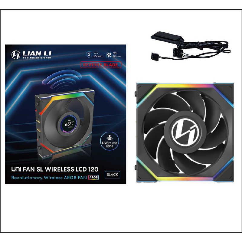 LIANLI UNI FAN RS SL LCD Wireless 120 BK Single Pack ブラック UF